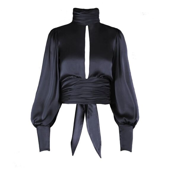 ORSEUND IRIS Night Out Top in Midnight - Picture 13 of 13